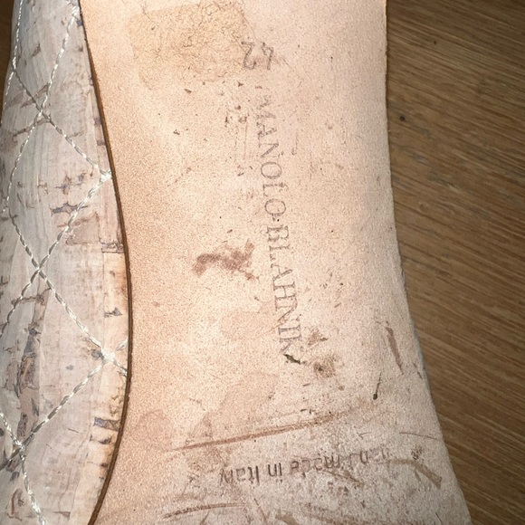 Manolo Blahnik cork flats size 42 - Picture 7 of 9